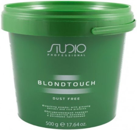 

Обесцвечивающая пудра Kapous Professional Dust Free экстракт женьшеня и рисовые протеины 500 г