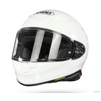 Мотошлем Shoei NXR 2 Plain (M, белый глянцевый)