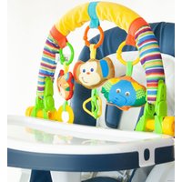 Высокий стульчик ForKiddy Podium Toys 0+ 2021 (синий)