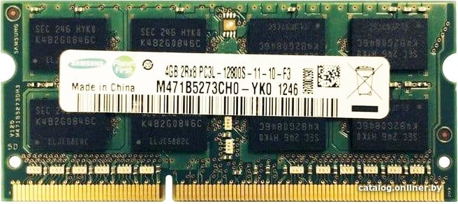 Samsung 4GB DDR3 SODIMM PC3 12800 M471B5273CH0 YK0