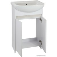  Doratiz Тумба под умывальник Doratiz Бора-бора 9912.014 (белая/светлый дуб)