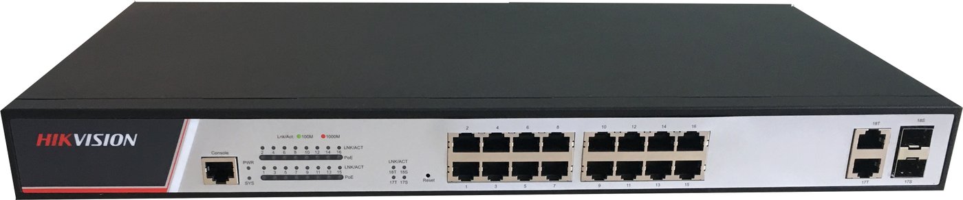 

Управляемый коммутатор 2-го уровня Hikvision DS-3E2318P