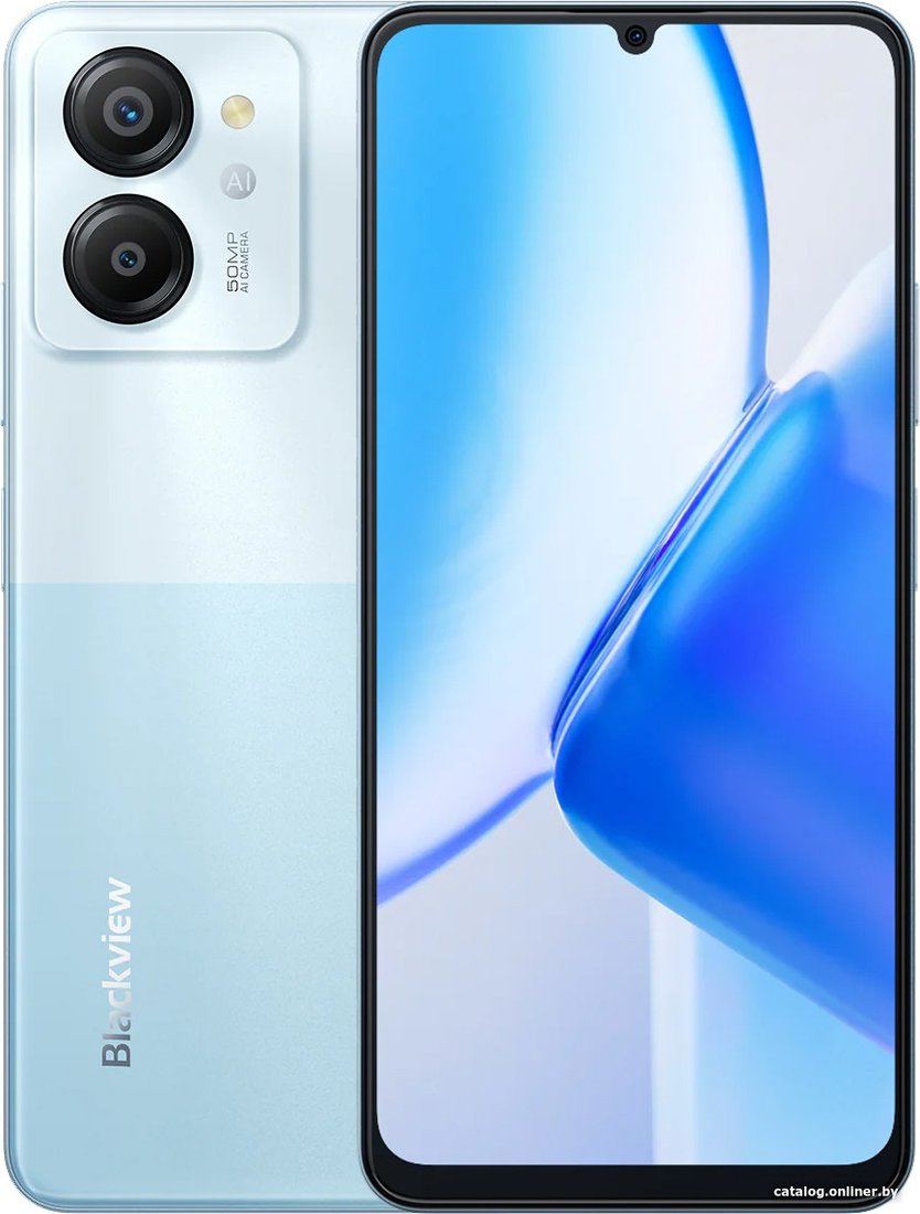 Телефон Blackview Color 8 8GB/256GB (голубой)