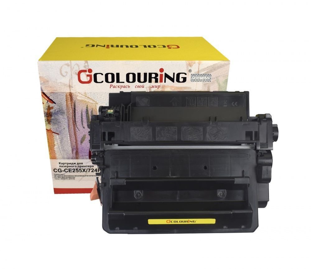 

Картридж Colouring CG-CE255X/724H (аналог Canon Cartridge 724H, HP 55X (CE255X))