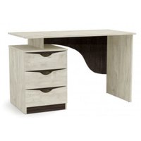 Стол Олмеко Лючия 33.23 (бетон пайн/венге/белый)