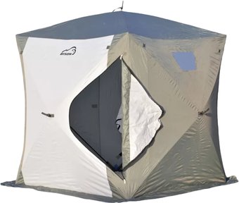 Палатка для зимней рыбалки Bison Legend (белый/серый)