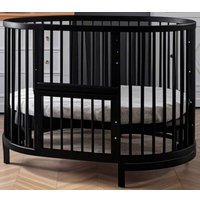 Кроватка-трансформер Bambini 20.16.20_38_141 (с маятником, черный)