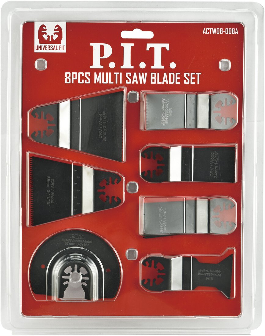 

Набор пильных полотен P.I.T. ACTW08-008A