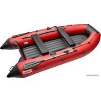 Моторно-гребная лодка Roger Boat Trofey 3300 (без киля, красный/черный)
