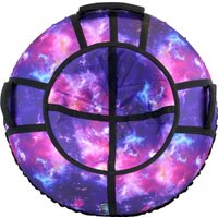 Тюбинг Hubster SnowDream Glamour S Галактика 100см во6681-3 (фиолетовый)