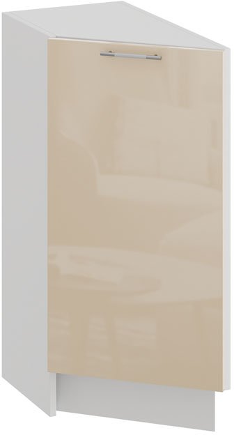 

Шкаф напольный Трия Весна 1Н3Т (белый/ваниль глянец)