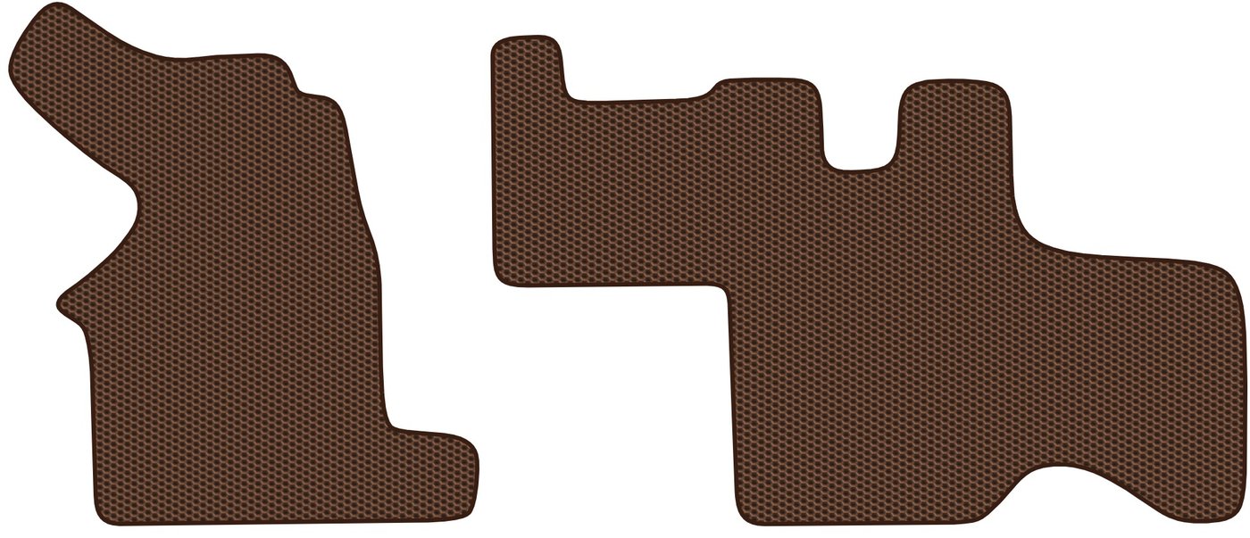 

Комплект ковриков для авто Alicosta Volkswagen Transporter IV (минивэн / T4 / 2 места) 1990 - 2003 (коричневый, сота)