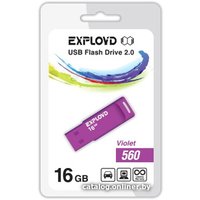 USB Flash Exployd 560 16GB (фиолетовый) [EX-16GB-560-Violet]