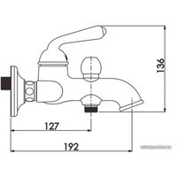 Смеситель Rose R0202E
