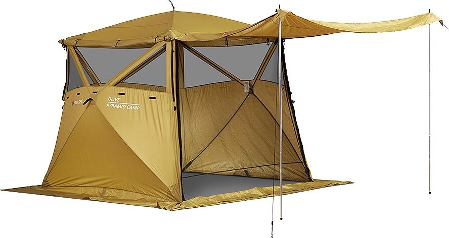 

Кемпинговая палатка Higashi Pyramid Camp Olive Кухня-шатер 03462