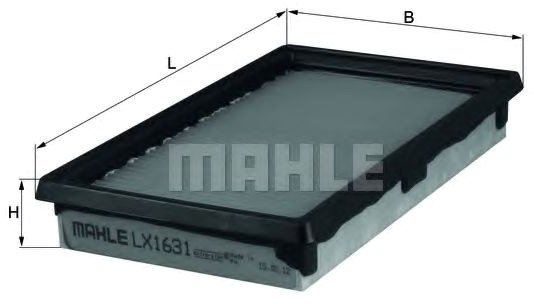 

Воздушный фильтр Mahle Knecht LX1631