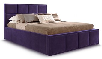 Кровать Мебельград Октавия Стандарт 180x200 (мора фиолетовый)