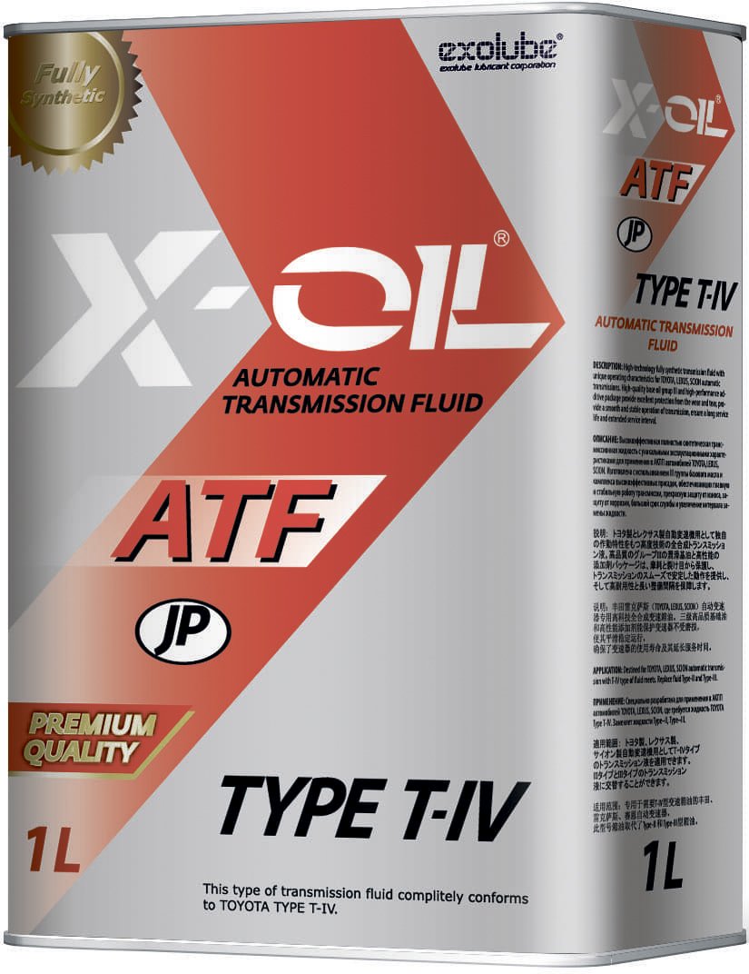 

Трансмиссионное масло X-Oil ATF T-IV 1л