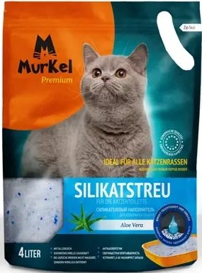 Наполнитель для туалета MurKel Силикагелевый 4л (алоэ вера)