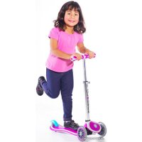 Трехколесный самокат Globber RT My Free Titanium (неоновый розовый)