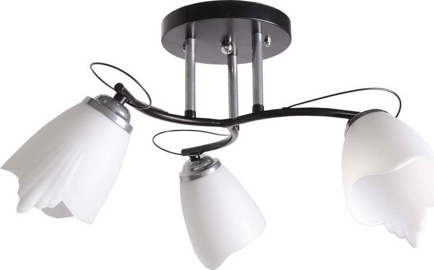 

Люстра средней высоты Lumix 1009/3 (черный/хром)