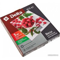 Кухонные весы Delta KCE-67 (малинка)