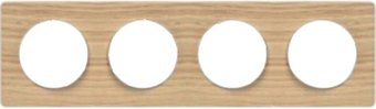 Рамка Schneider Electric Odace S52P808N (природное дерево)
