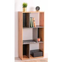 Стеллаж Mobi Крафт 13.345 (дуб золотой craft/камень темный)