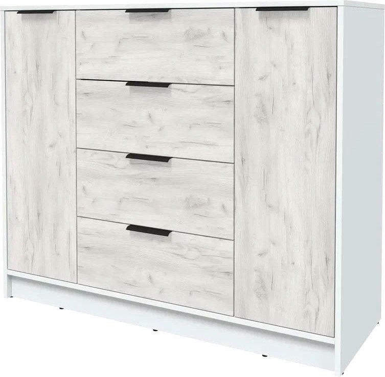 

Тумба Интерлиния Концепт КТ-Т120 (дуб белый/белый платинум)