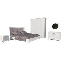 Шкаф распашной ФорестДекоГрупп Опера 4-х створчатый (белый)