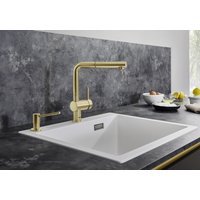 Смеситель Blanco Linee-S 526684 (satin gold)