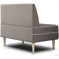 Диван Brioli Рони П двухместный 1.1м (V3/серо-коричневый)