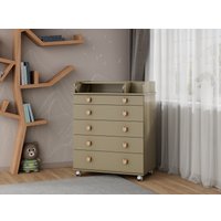 Детский комод Incanto Мишка с органайзером 800/5 PK-0060/06 (кашемир)