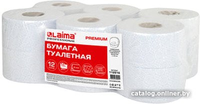 Туалетная бумага Laima Premium 112516 (12 шт, белый)