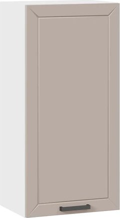 

Шкаф навесной Трия Лорас 1ВВ45 с одной дверью (белый/холст латте)