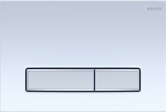 Панель смыва Aquatek Slim KDI-0000030 (белый глянцевый)
