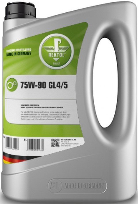 

Трансмиссионное масло Rektol 75W-90 GL4/5 5л