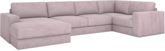 Rivalli Дискавери + оттоманка левая + угловая секция + кресло секц. (Sher Rose)