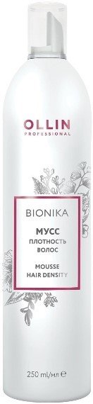 

Мусс Ollin Professional для укладки волос BioNika Плотность волос 250 мл
