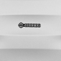 Чемодан-спиннер 4 ROADS 1389-M 67 см (серебристый)