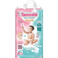Трусики-подгузники Tanoshi Baby Pants M 6-11 кг (56 шт)