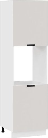 

Шкаф напольный Трия Гренада 1П6 (белый/холст мокко)