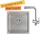 ECO AR 450*450 + cмеситель GEMINIA SATIN