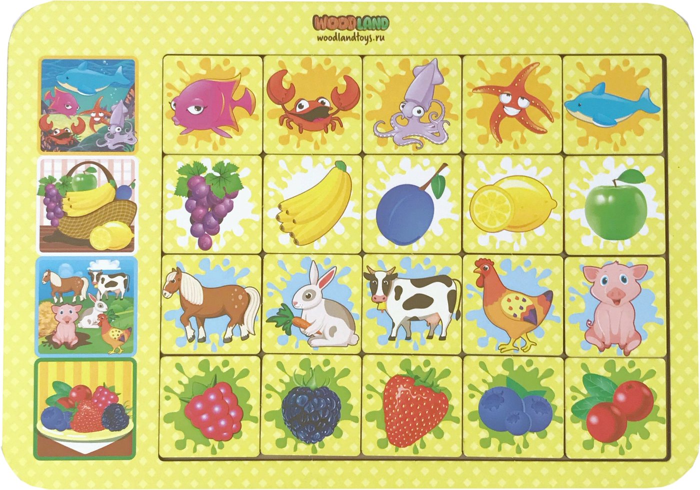 

Мозаика/пазл WoodLand Toys Ассоциации 093101