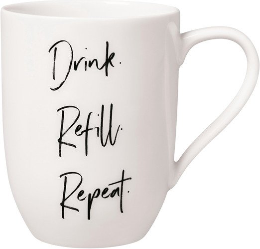 

Кружка Villeroy & Boch Statement. Drink Refill Repeat 10-1621-9670