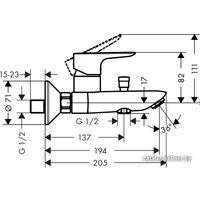 Смеситель Hansgrohe Talis E 71740000 (хром)