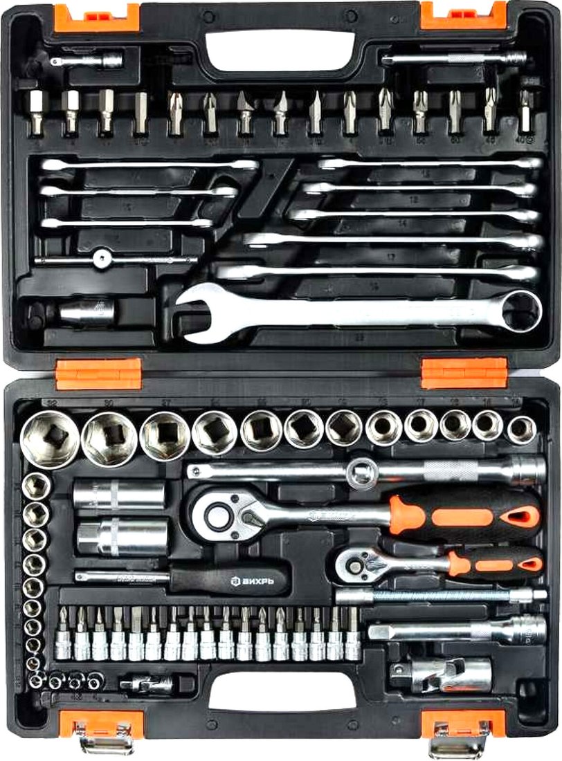 Универсальный набор инструментов Вихрь 73/6/7/6 (82 предмета)