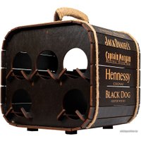 Подарочный набор Экспедиция Подарочный набор Бочка - Бар настольная (черный)