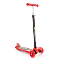 Двухколесный детский самокат Полесье 0072-V2(К-Ч) (красный/черный)