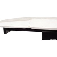 Кухонный стол M-City Rivoli 140 Gloss 614M04289 (Luxury Pandora Solid Ceramic/White)